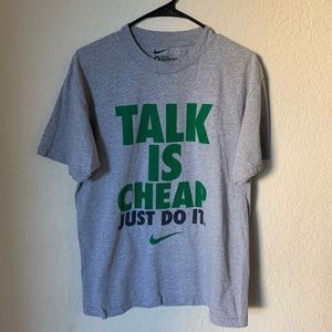 Nike T-Shirt Grey L Men